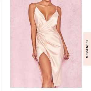 House of CB coco satin dress